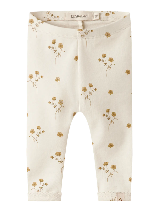LIL’ATELIER Baby Leggings mit Blumenprint aus Baumwolle und Lyocell im Bärechind Winterthur Zürich Schweiz