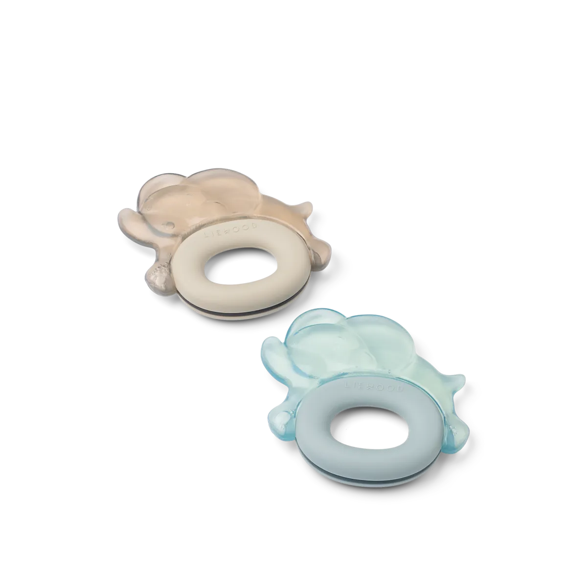Liewood Baby Beissring aus Silikon in blau und natur, Zahnungshelfer für Babys im Bärechind Winterthur Zürich Schweiz.