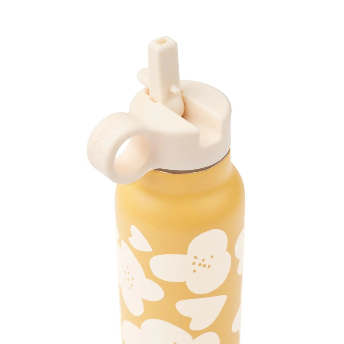 Edelstahl Kinder-Trinkflasche von Liewood mit Blumenmuster – erhältlich bei Bärechind in Winterthur, Zürich Schweiz.