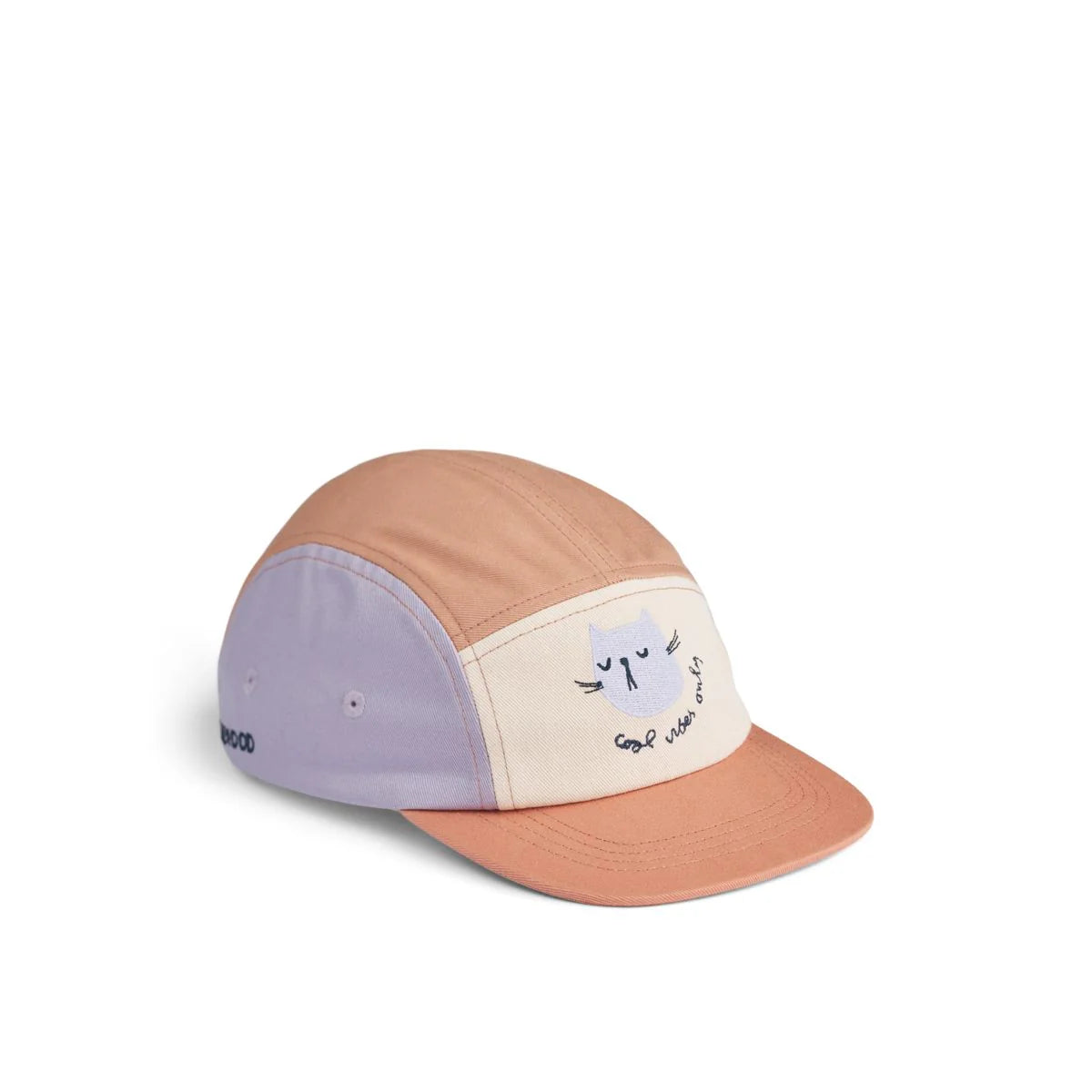 Liewood Kinder Cap Good Vibes in Pfirsich und Lila aus Bio Baumwolle für Kinder im Bärechind Winterthur