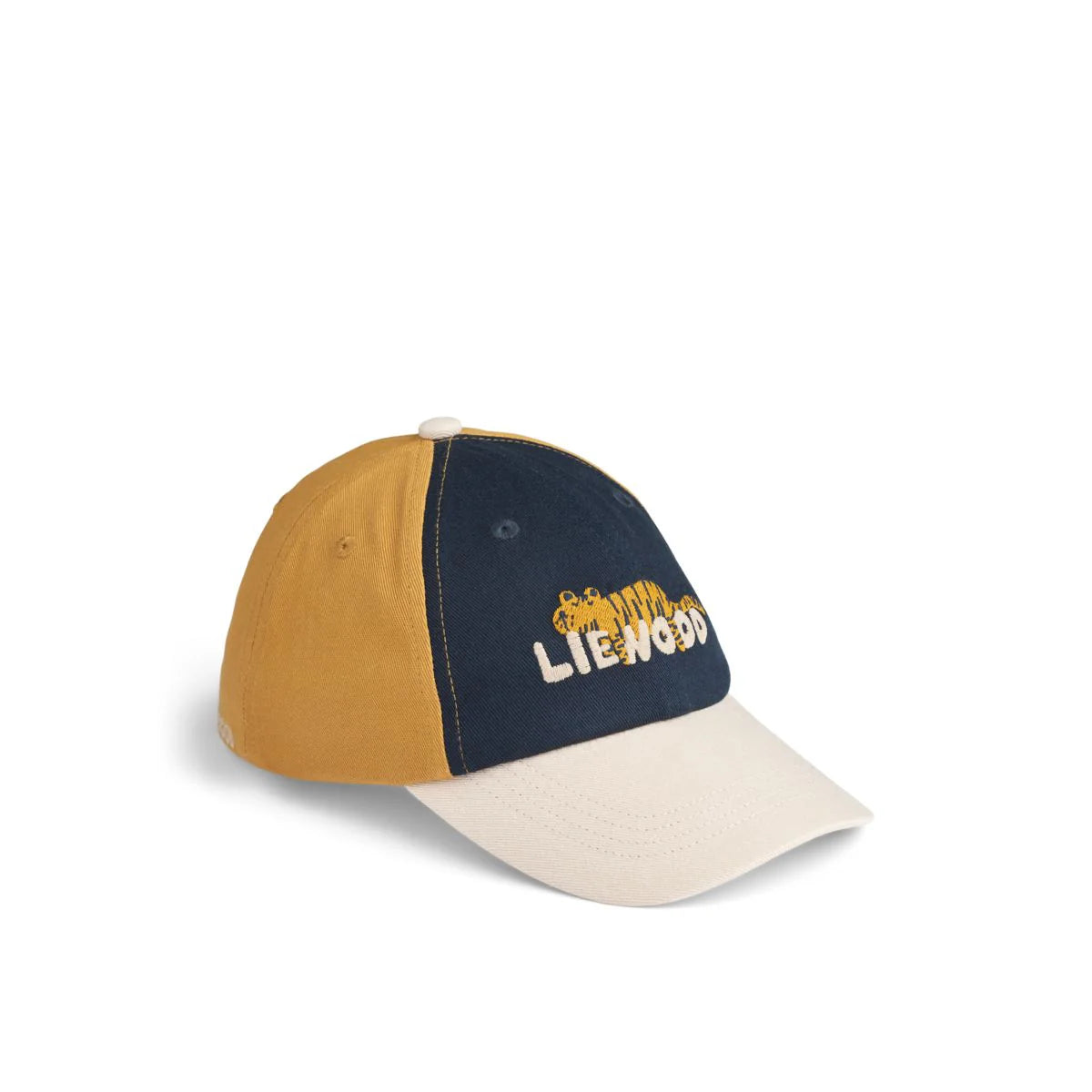Liewood Kinder Cap Rory in Golden Caramel und Navy aus Bio Baumwolle für Kinder im Bärechind Winterthur