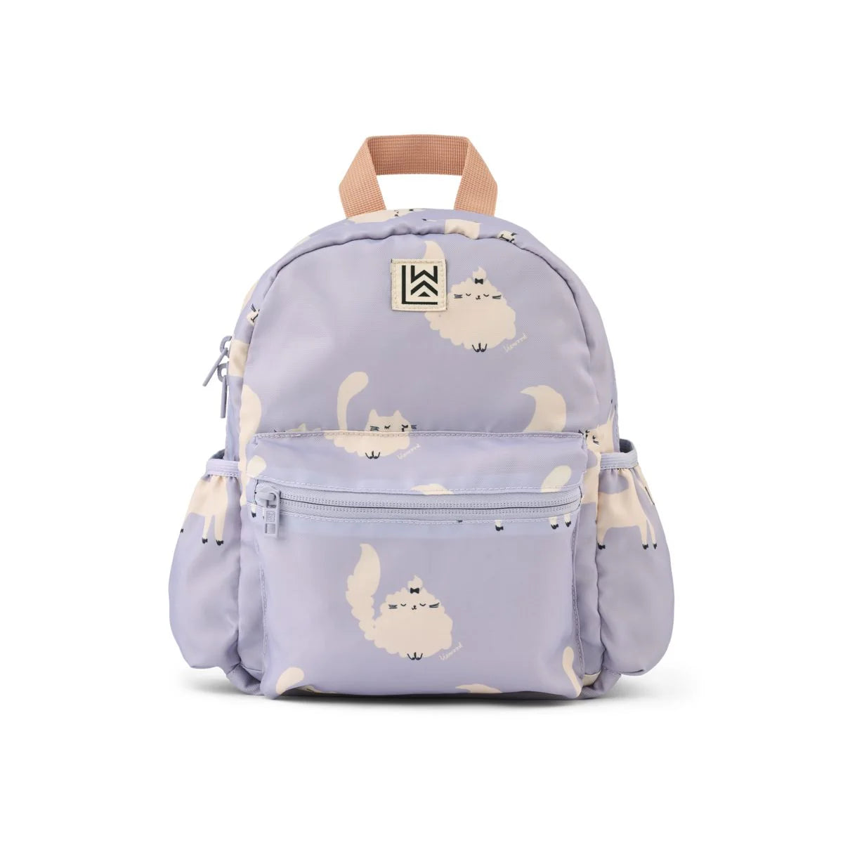 Liewood Kinder Rucksack mit Katzen Motiv in Lila für Kindergarten und Ausflüge im Bärechind Winterthur
