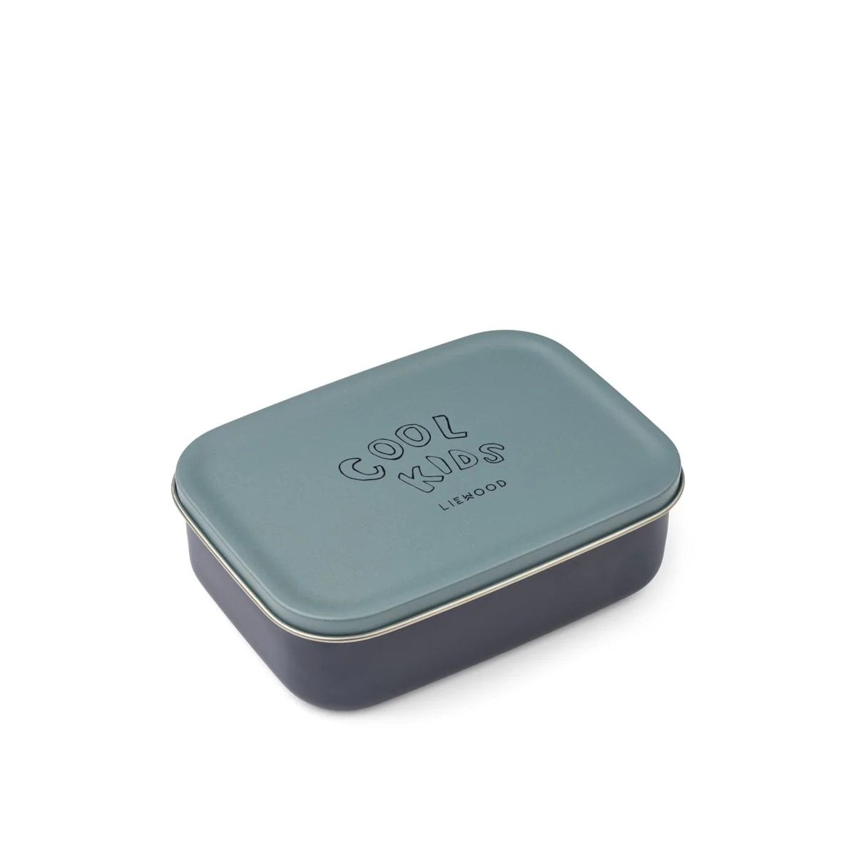 Liewood Lunchbox aus Edelstahl in Blau für Kindergarten, Schule und Ausflüge