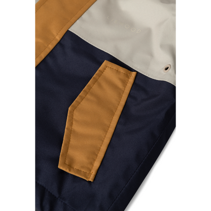 Regenhose Manu von Liewood in der Vorderansicht, Garden Green Multi Mix
