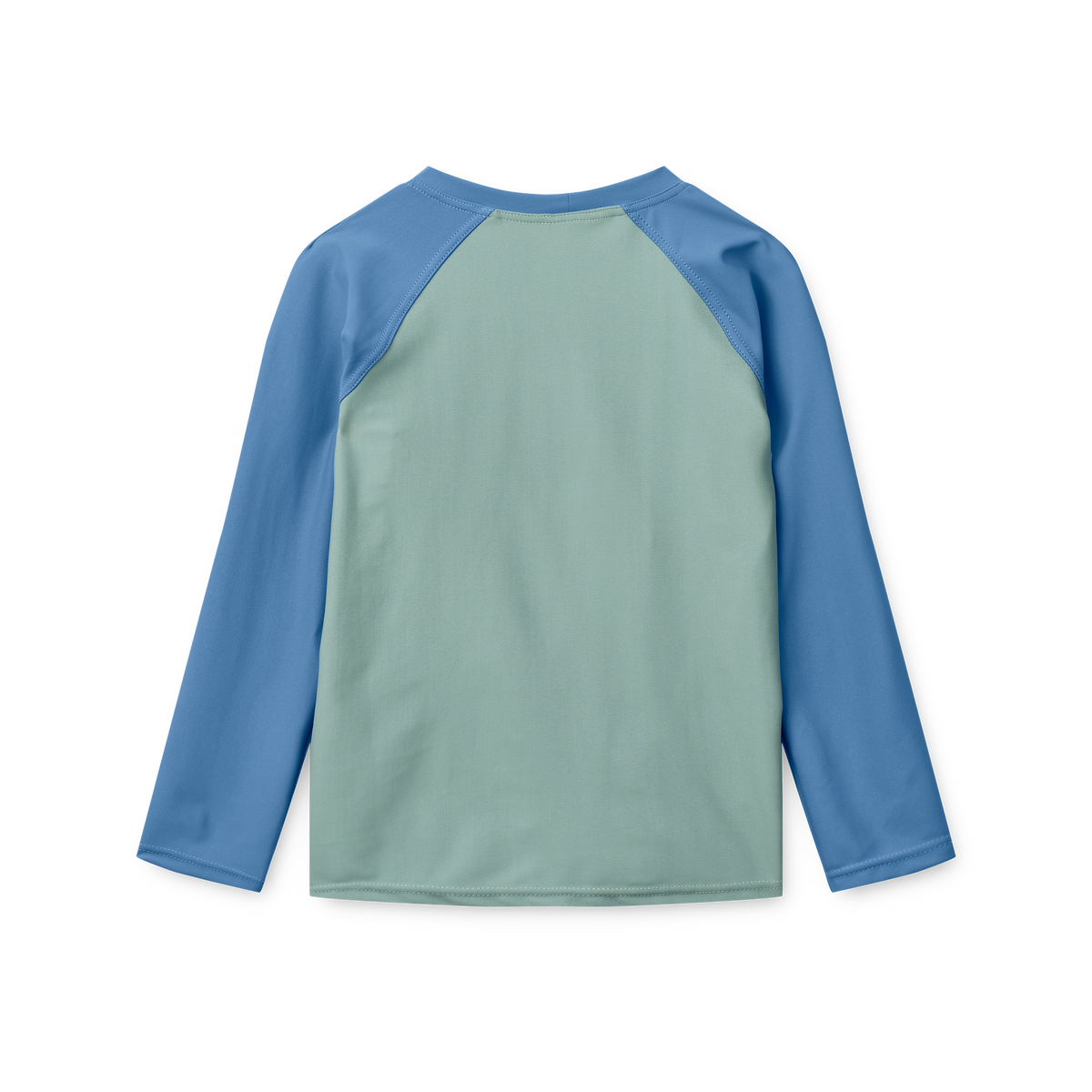 Kinder UV Shirt von Liewood in Blau und Grün mit langen Ärmeln, Bärechind Kinderladen Winterthur Zürich Schweiz