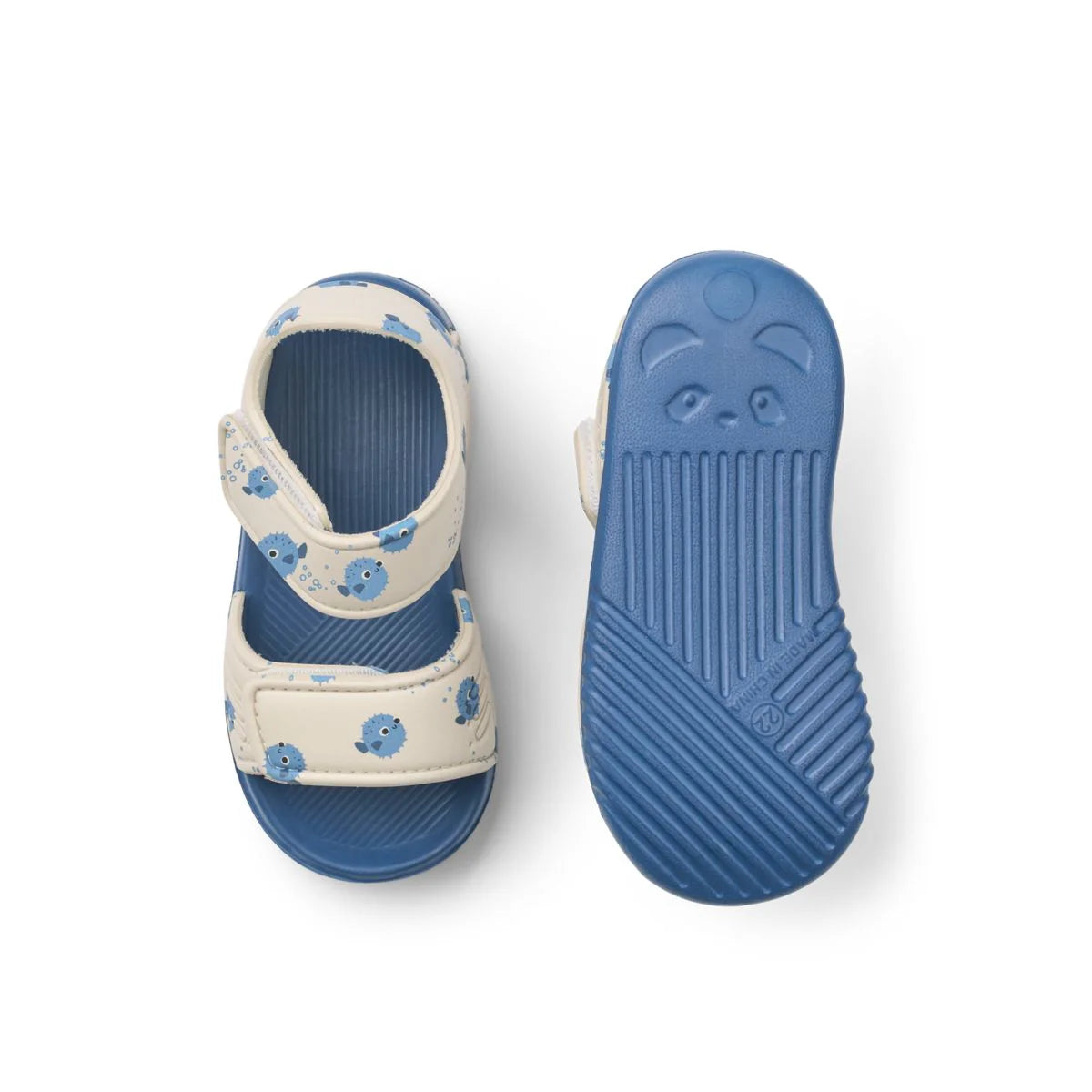 Unterseite der Liewood Kinder Sandalen mit Tierabdruck-Sohle aus EVA – Bärechind Winterthur, Zürich, Schweiz