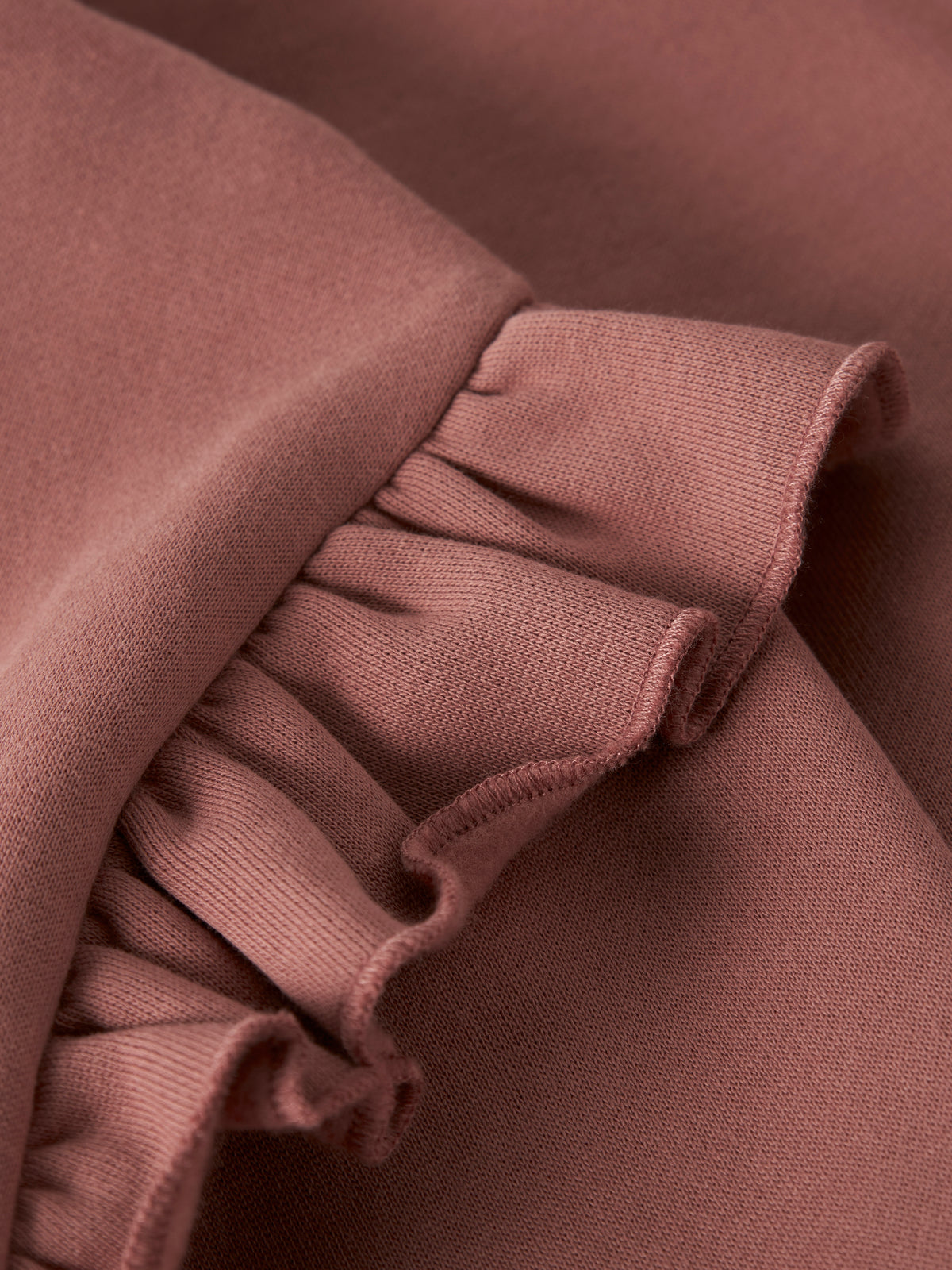 Bärechind Sweatshirt von Lil'Atelier mit Rüschendetail, Detailansicht
