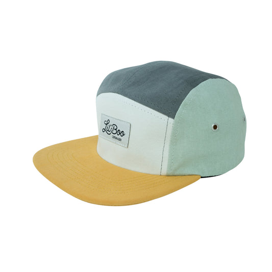Lil Boo Kinder Cap Block Honey Gold aus Bio Baumwolle Kinder Cap Sonnenschutz im Bärechind Winterthur