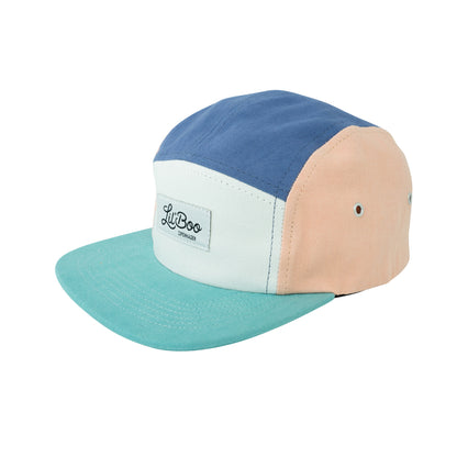 Lil Boo Kinder Cap Block Peach aus Bio Baumwolle mit Sonnenschirm Kinderladen Bärechind Winterthur