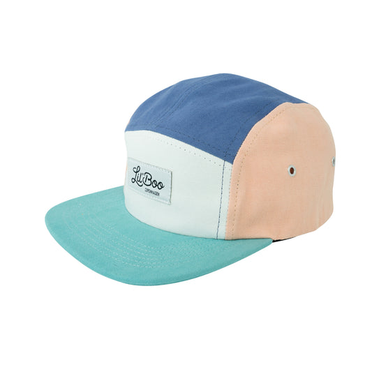 Lil Boo Kinder Cap Block Peach aus Bio Baumwolle mit Sonnenschirm Kinderladen Bärechind Winterthur