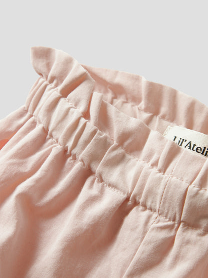 Lil’Atelier Bloomer aus 100% Baumwolle in rosa von vorne, erhältlich im Kinderladen Bärechind in Winterthur Zürich Schweiz.
