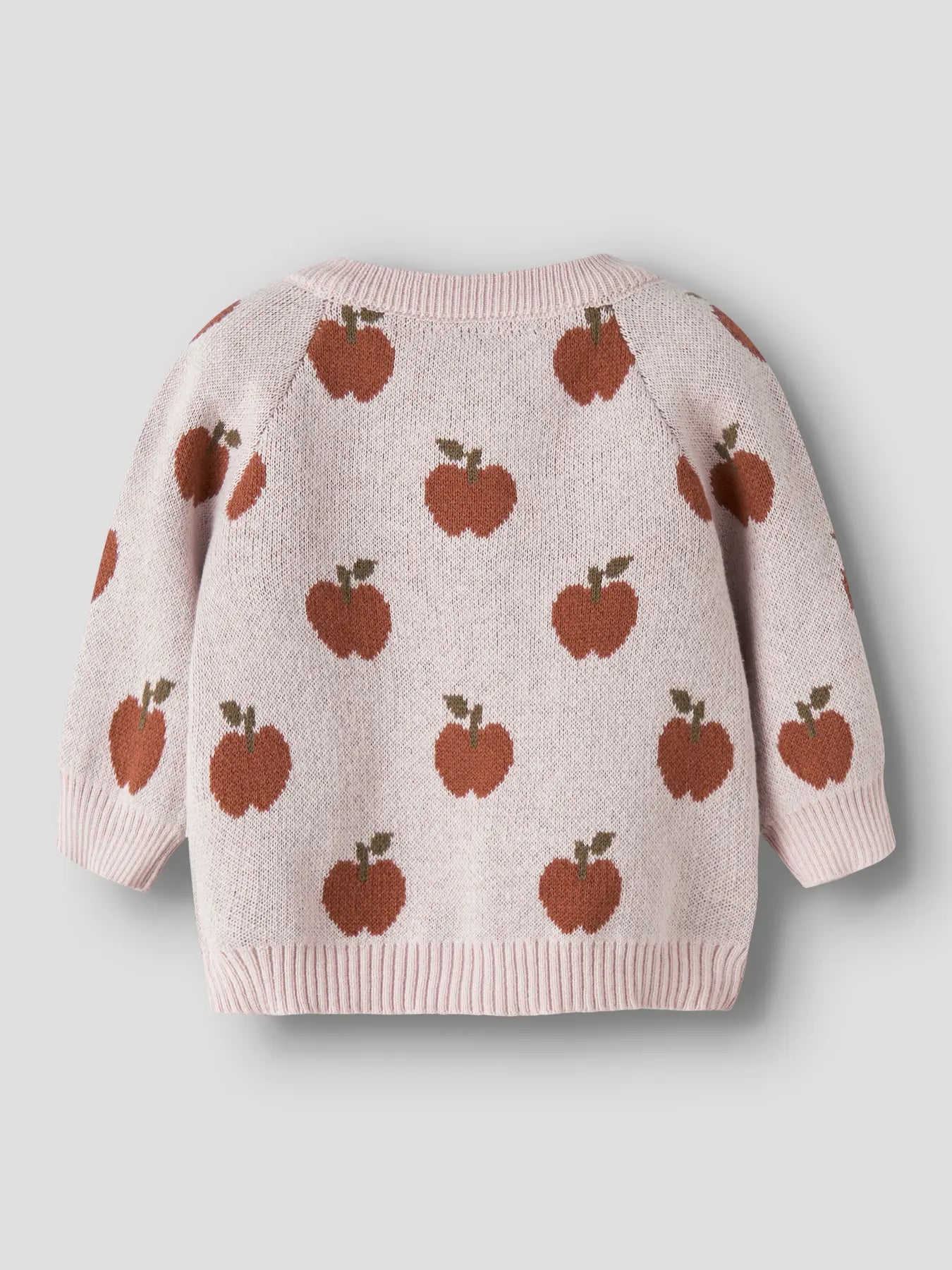Baby Strickjacke mit Apfelprint von LIL'ATELIER bei Bärechind Winterthur Zürich Schweiz