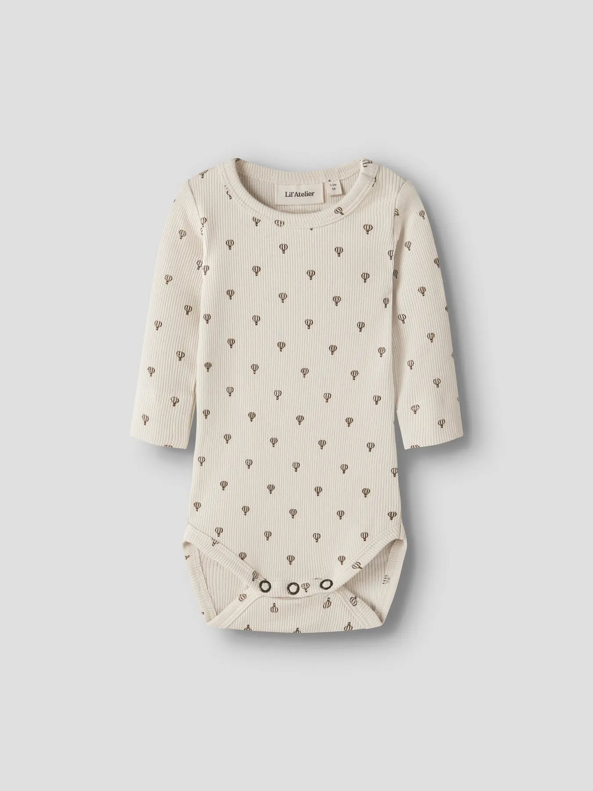 LIL'ATELIER Langarmbody aus Rippstoff mit Heissluftballonmuster bei Bärechind Winterthur Zürich Schweiz