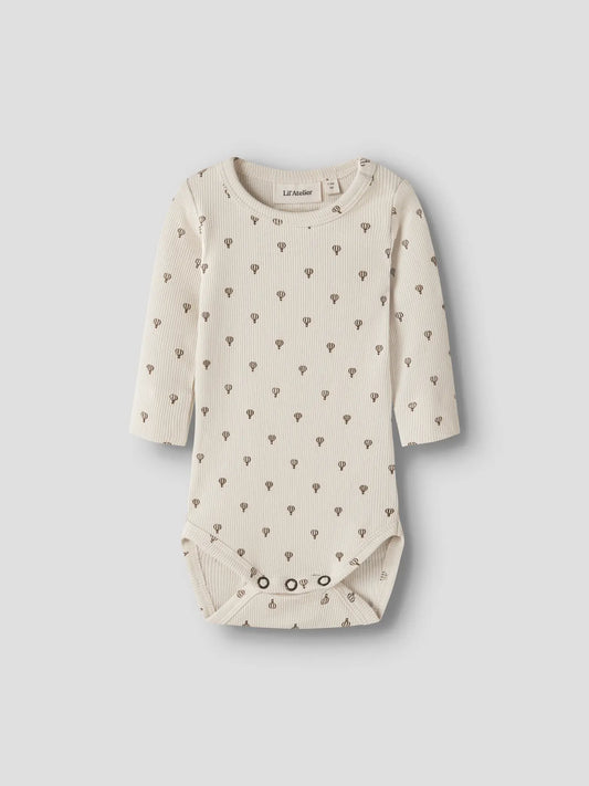 LIL'ATELIER Langarmbody aus Rippstoff mit Heissluftballonmuster bei Bärechind Winterthur Zürich Schweiz