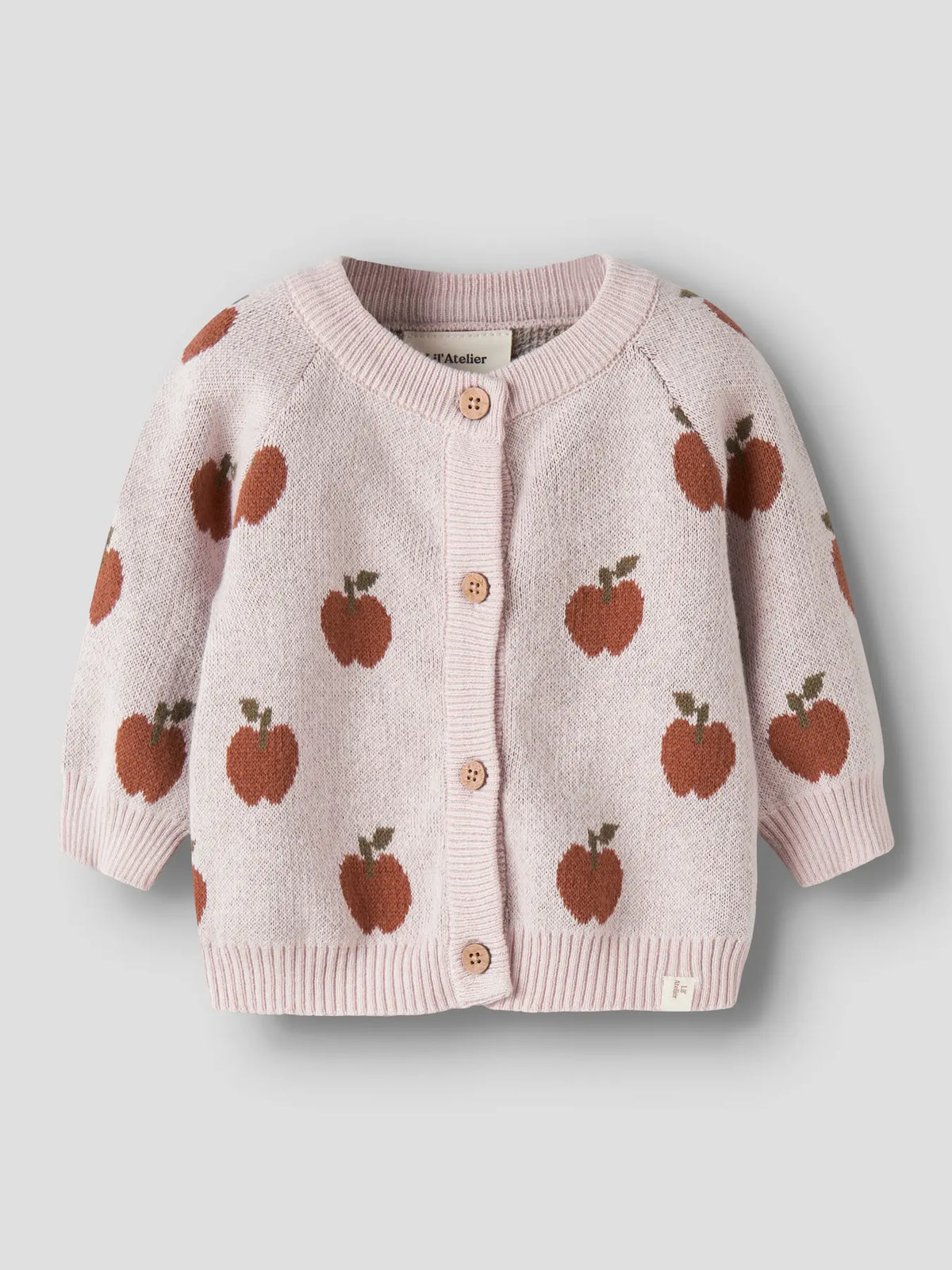LIL'ATELIER Strickjacke mit Apfelmuster für Babys bei Bärechind Winterthur Zürich Schweiz