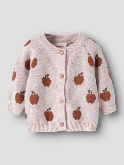 LIL'ATELIER Strickjacke mit Apfelmuster für Babys bei Bärechind Winterthur Zürich Schweiz