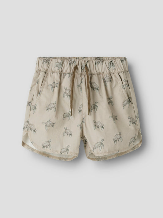 Vorderseite der Lil'Atelier Badehose aus Baumwolle mit Schildkrötenmuster bei Bärechind Winterthur, Zürich, Schweiz