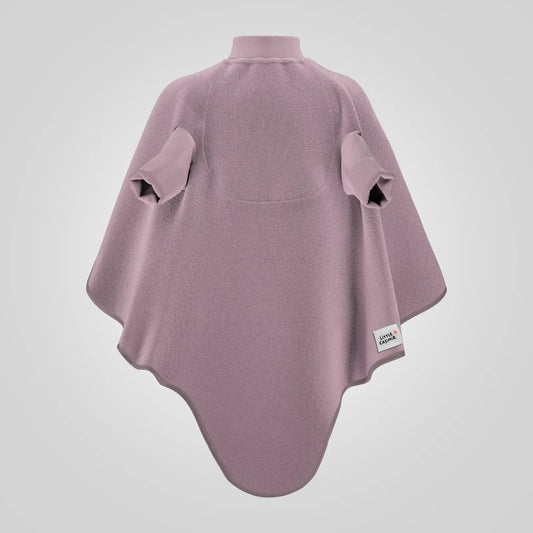 Little Casimir wasserdichtes Lätzchen Boo Lilac Love in Altrosa mit Ärmeln für Babys und Kleinkinder, erhältlich im Bärechind Winterthur