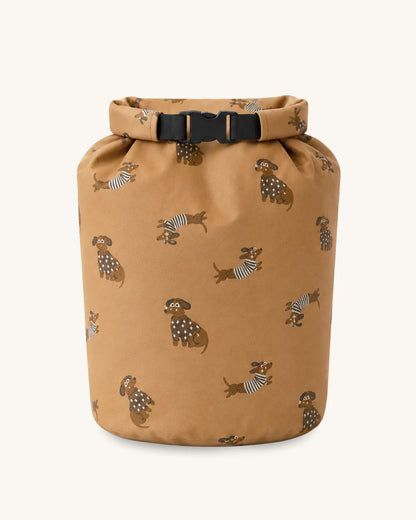 Little Casimir Wet Bag im Print Good Boy Club mit süssen Hundemotiven, wasserdichte Nasstasche für Kinder