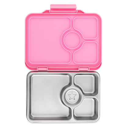 Lunchbox aus Edelstahl mit mehreren Fächern für Kinder – ideal für Schule und Kindergarten