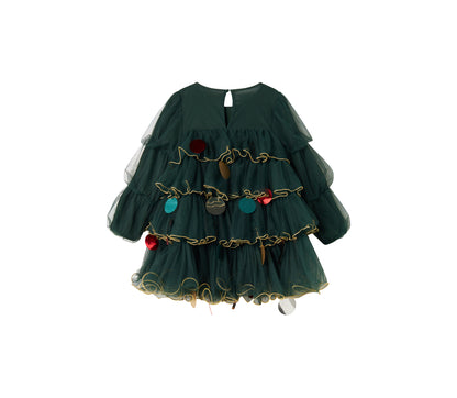MarMar Tüllkleid Dark Leaf, Rückansicht mit Tüllrock