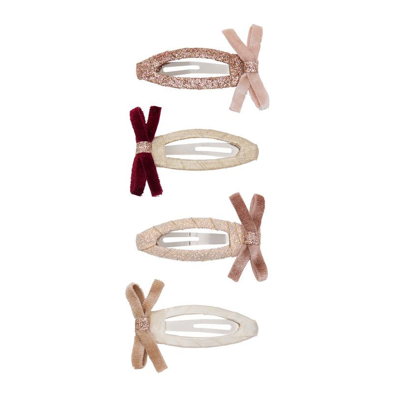 Mimi & Lula Mini Haarclips mit Samtschleifen im 4er Set bei Bärechind Winterthur Zürich Schweiz