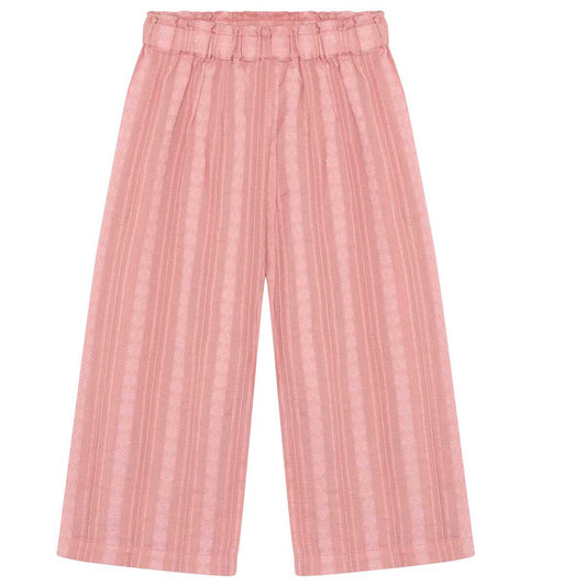 Minymo Kinder 3/4 Hose aus Baumwolle in rosa, erhältlich im Bärechind Kinderladen Winterthur Zürich Schweiz