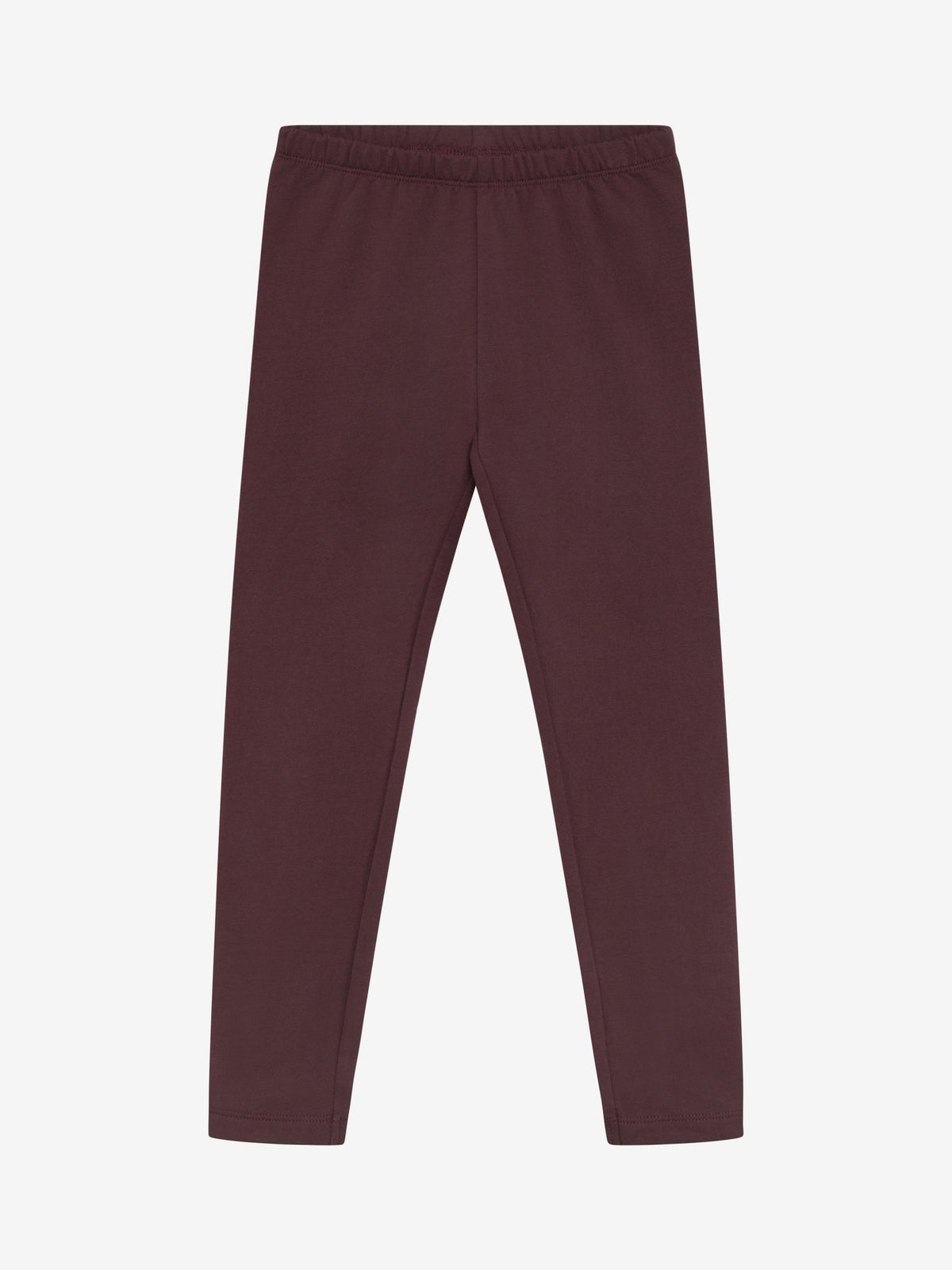 Minymo Bio Sweatleggings in Huckleberry, Frontansicht
