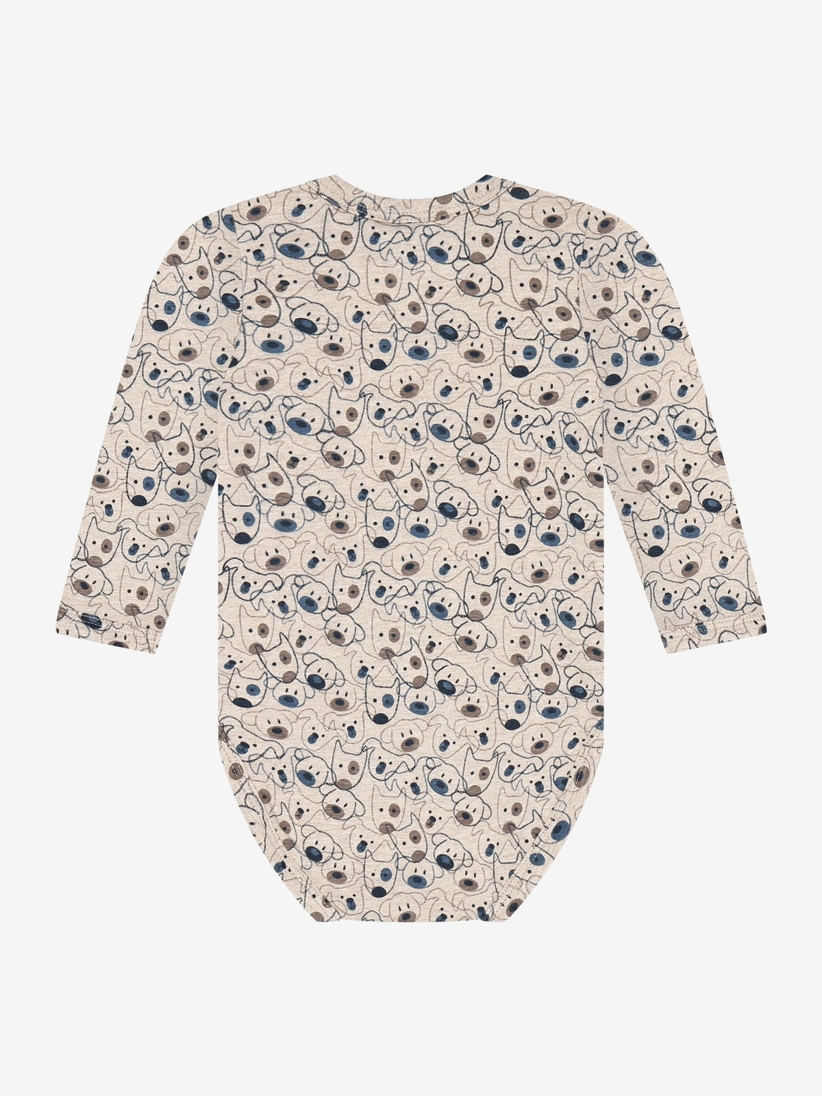 Minymo Body in Beige Melange, Rückansicht