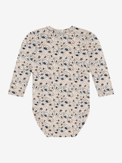 Minymo Body in Beige Melange, Rückansicht