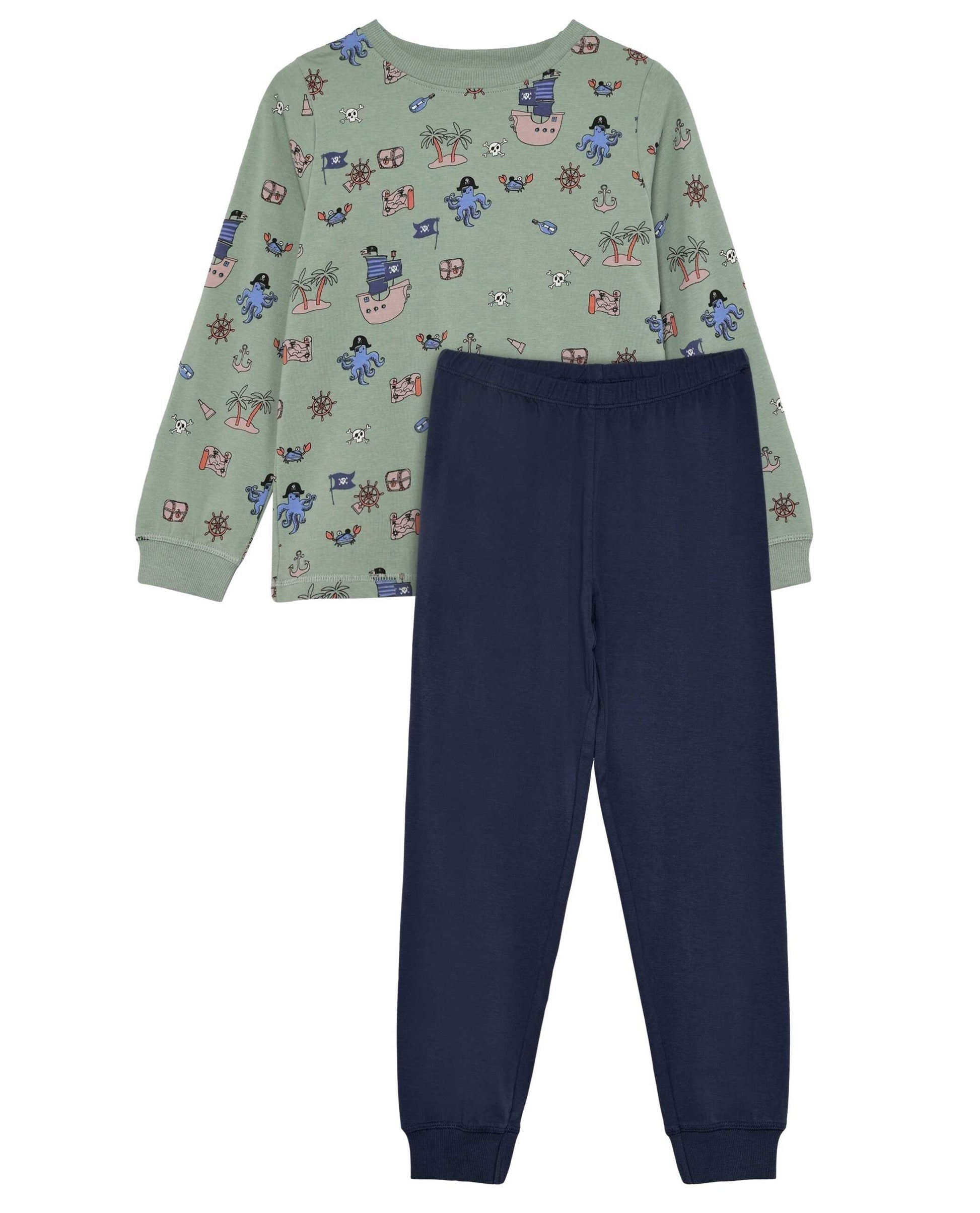 MINYMO Kinderpyjama Set mit Seeräuber Muster nachhaltig bei Bärechind Winterthur Schweiz