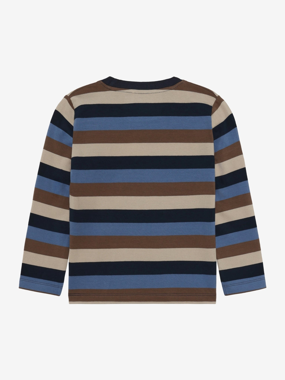 Minymo Langarmshirt gestreift Dark Sapphire Rückansicht