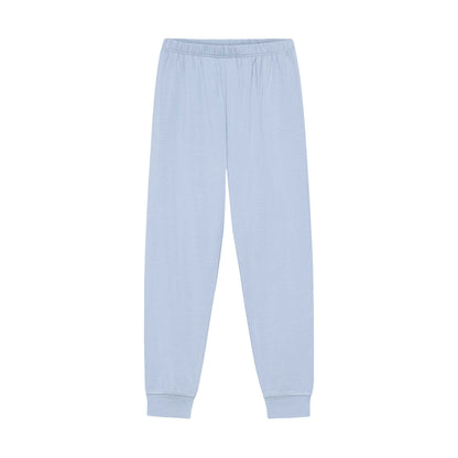 MINYMO Pyjama Hose hellblau aus Bambus weich und atmungsaktiv Bärechind Winterthur Schweiz