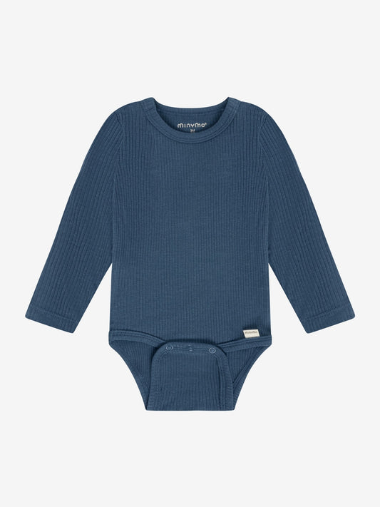 Minymo Rippbody in Midnight Navy, Frontansicht