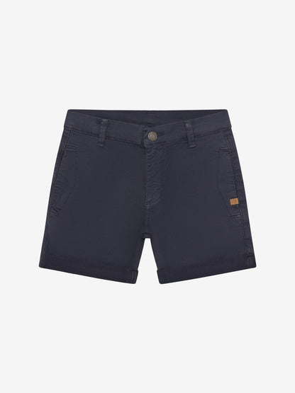 Navy Kinder Shorts aus Twill Baumwolle von Minymo im Bärechind Kinderladen Winterthur Zürich Schweiz