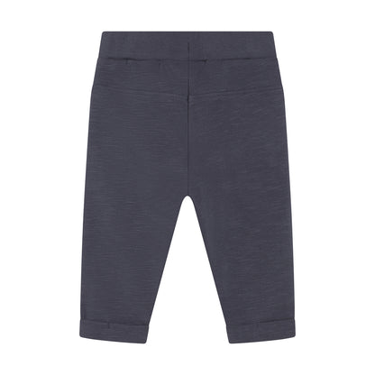Rückansicht der Minymo Sweat Hose Navy aus Bio-Baumwolle im Bärechind Winterthur, Zürich, Schweiz