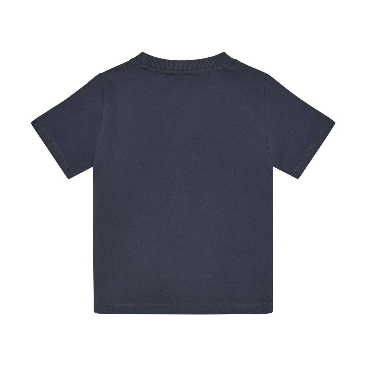 Rückseite vom Minymo Kinder T-Shirt in Grau, schlichtes Design bei Bärechind Winterthur Zürich Schweiz
