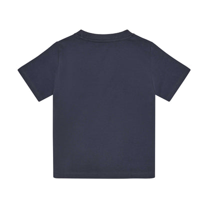 Rückseite vom Minymo Kinder T-Shirt in Grau, schlichtes Design bei Bärechind Winterthur Zürich Schweiz