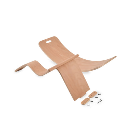 Aufbauanleitung für das nachhaltige Holz-Schaukelpferd, perfekt als Ergänzung zum Perfect Arc Balance Board.