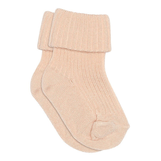 MP Denmark Story Socken in Rose Dust aus weicher Bambus-Viskose mit umklappbarem Bündchen. Nachhaltig & hautfreundlich, erhältlich in Winterthur, Zürich, Schweiz.