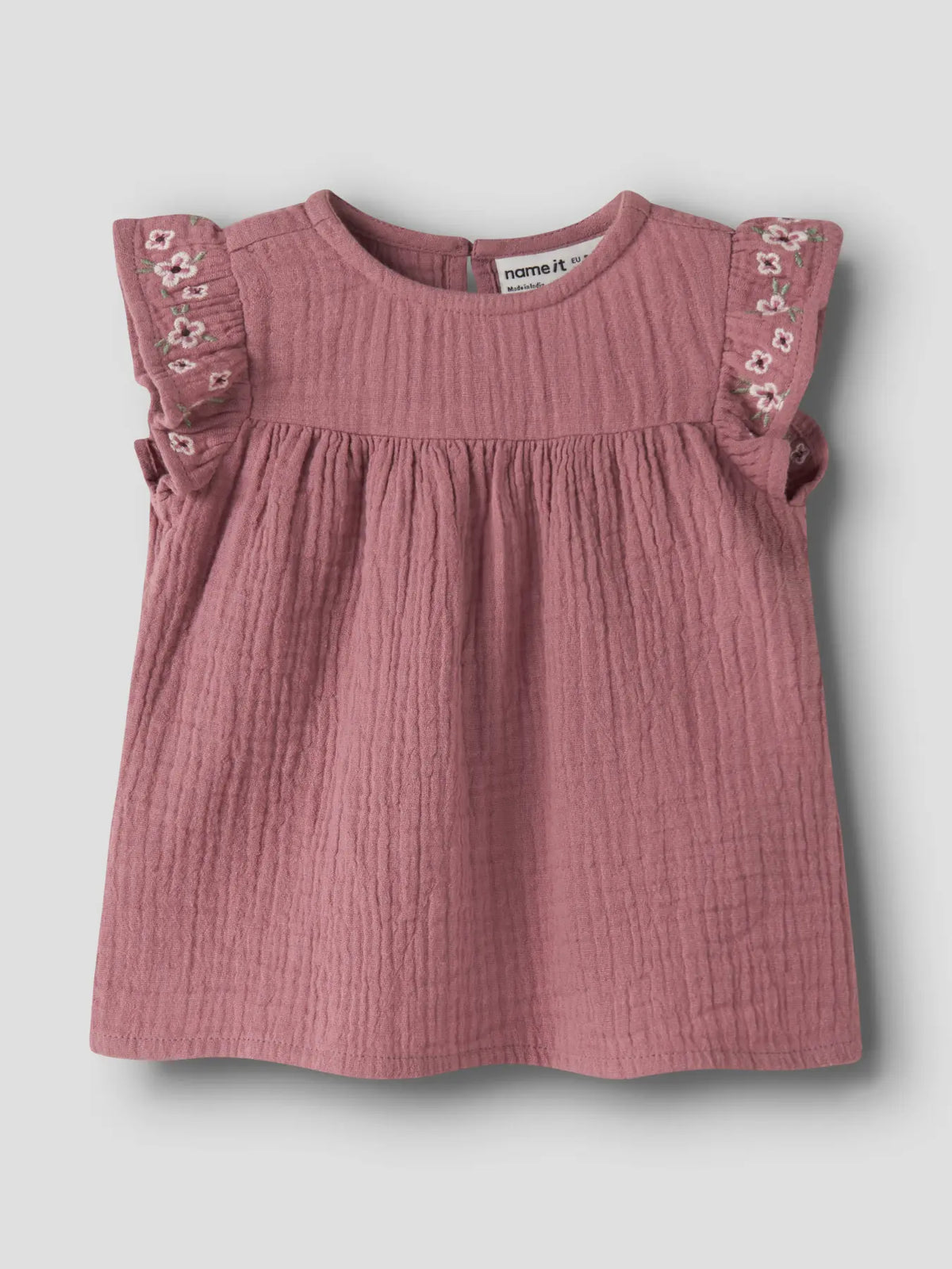 Rosa Muslin Bluse aus Bio-Baumwolle für Babys, Bärechind Winterthur Zürich Schweiz kaufen