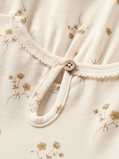 Detailansicht Bindung im Nacken bei Kinder Kleid aus Baumwolle, NAME IT, Bärechind Winterthur Zürich Schweiz