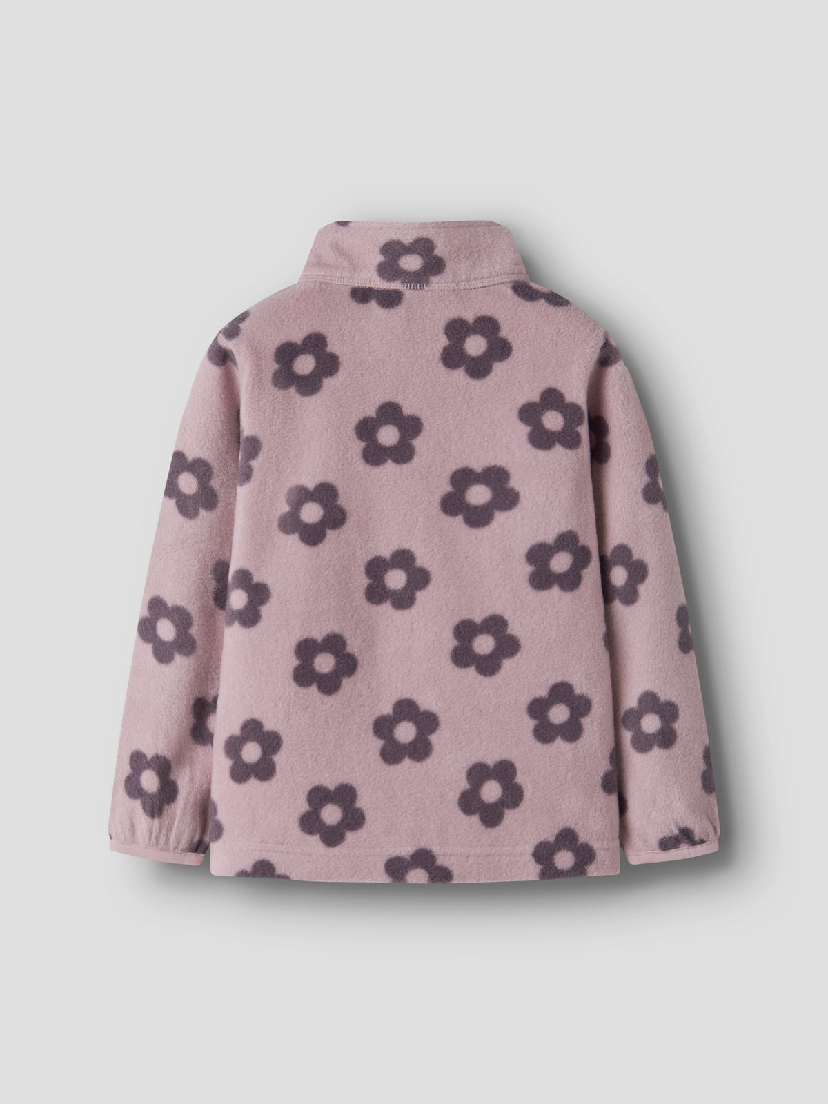 Fleecejacke mit elastischen Bündchen, Rückansicht