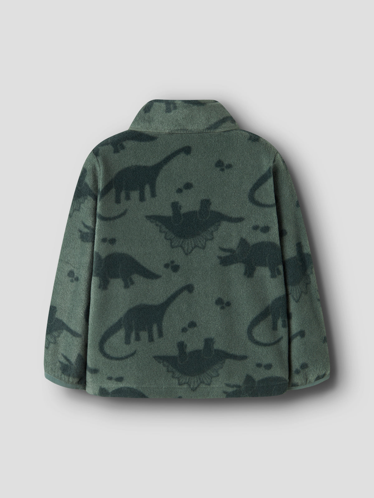 Fleecejacke mit elastischen Bündchen, Rückansicht
