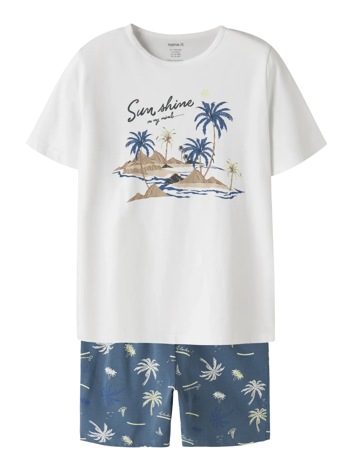 Kinder Pyjama-Set aus Bio-Baumwolle mit Sunshine-Print, Bärechind Winterthur Zürich Schweiz