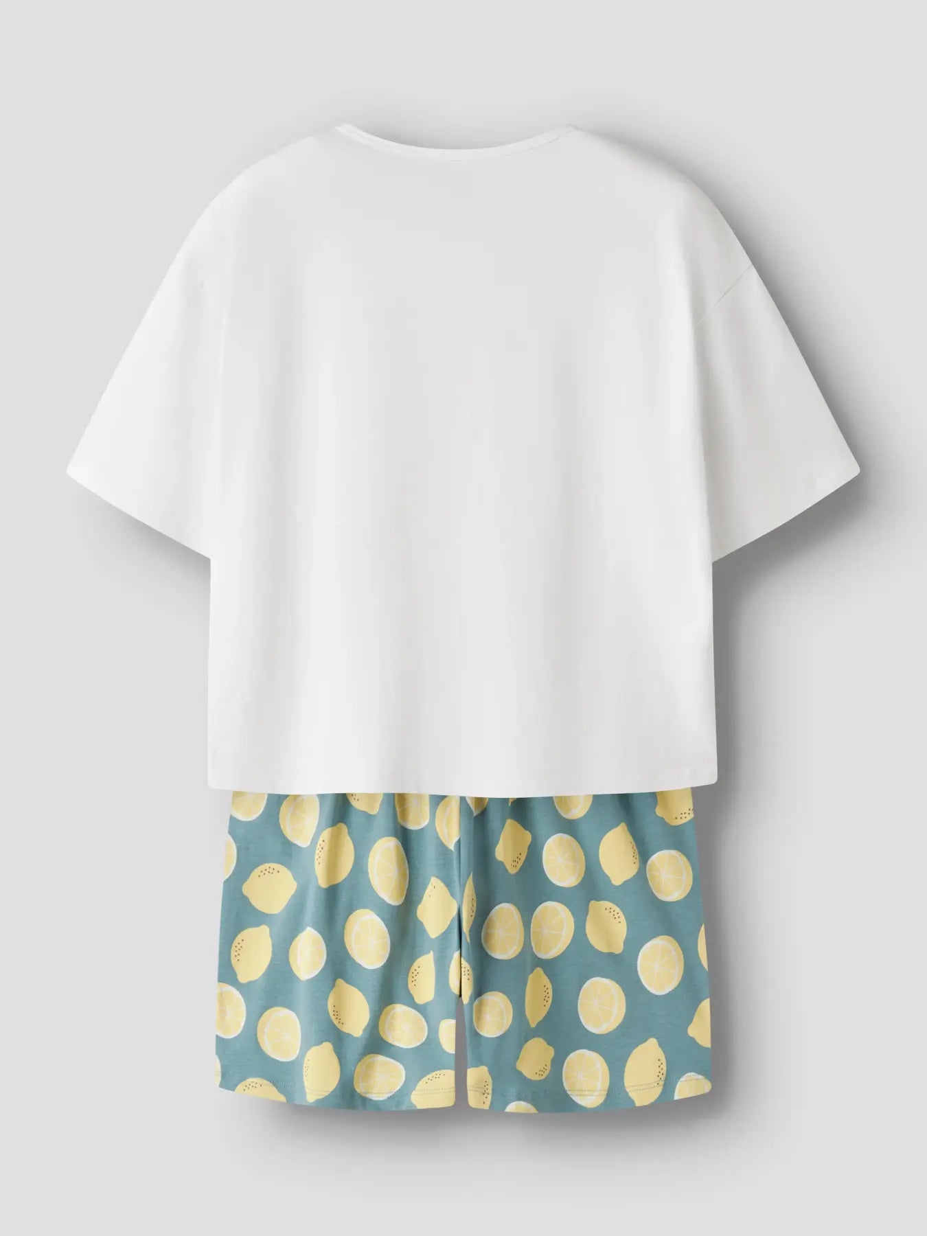 Kurzarm Pyjama-Set von NAME IT mit Zitronenmuster – Kinderladen Bärechind Winterthur Schweiz
