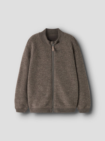 Name It Wollfleece Jacke in Morel aus 100% Wolle für Kinder im Bärechind Winterthur Schweiz
