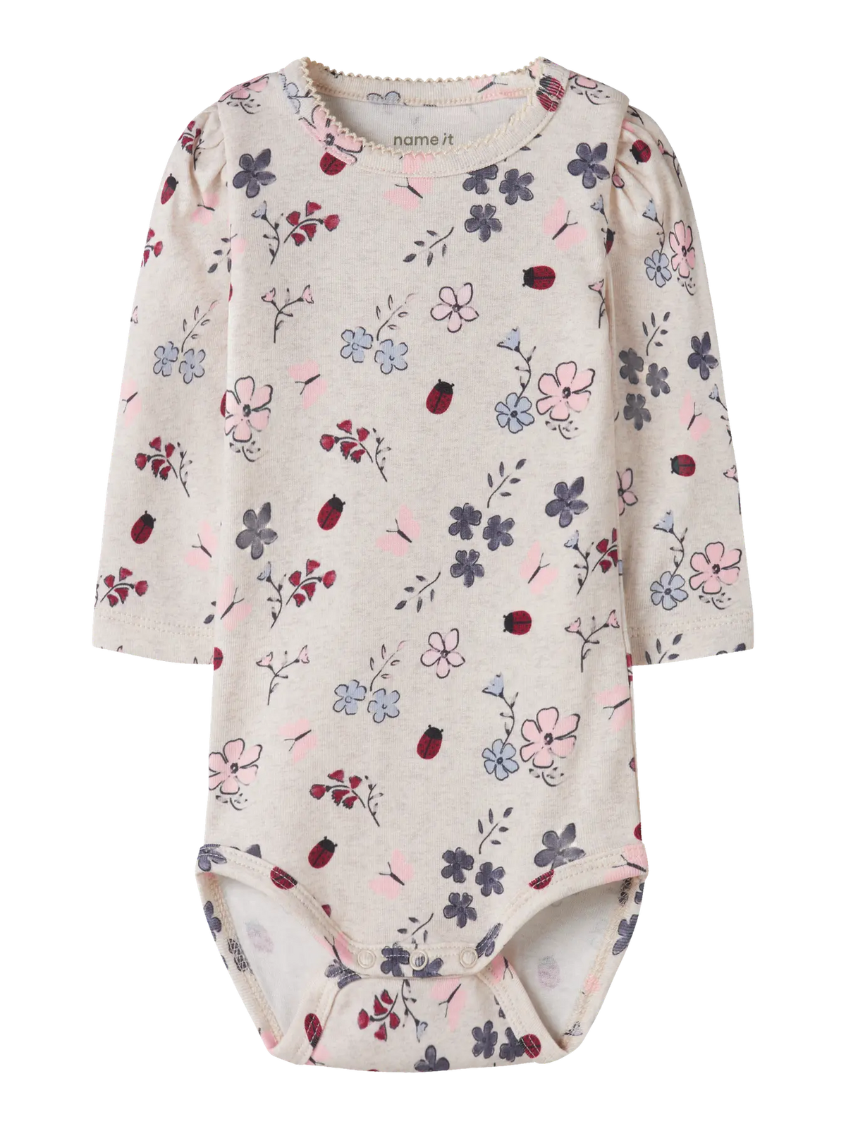 NAME IT Langarmbody mit Blumenmuster für Babys bei Bärechind Winterthur Zürich Schweiz