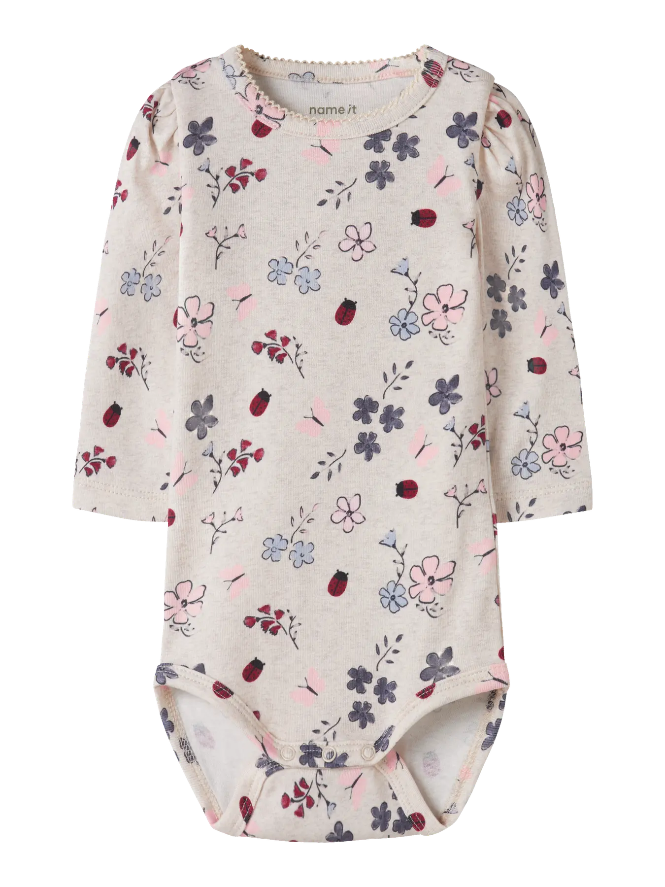NAME IT Langarmbody mit Blumenmuster für Babys bei Bärechind Winterthur Zürich Schweiz