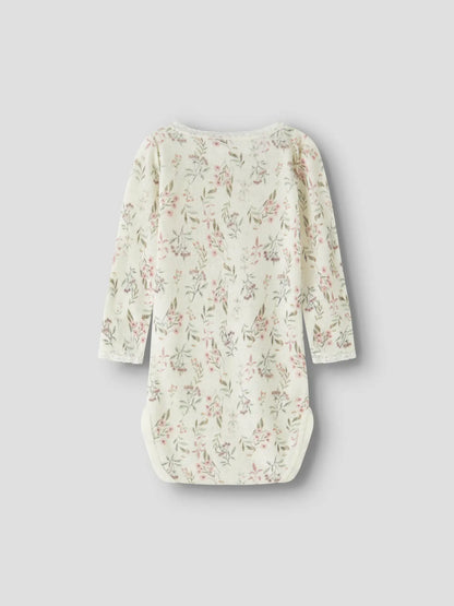 Rückansicht des Merino Bodys aus 100% Wolle, weich und atmungsaktiv
